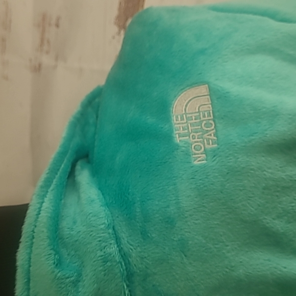 North Face Large Turquoise Fleece jacket - Picture 6 of 8
